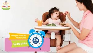 các giai đoạn biếng ăn sinh lý ở trẻ